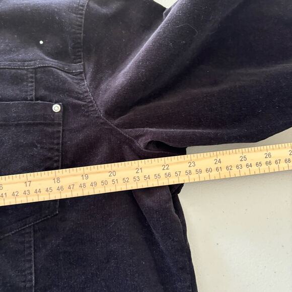 Quacker Factory Jacket Women's Size XL Wale Corduroy Rhinestone Full Zip Casual - Picture 7 of 11